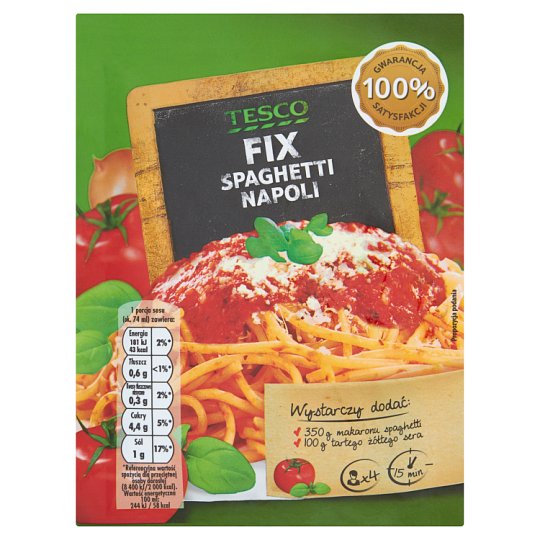 Tesco Fix Spaghetti Napoli 47 g