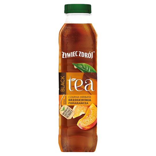 Żywiec Zdrój Black Tea Napój niegazowany czarna herbata brzoskwinia pomarańcza 500 ml