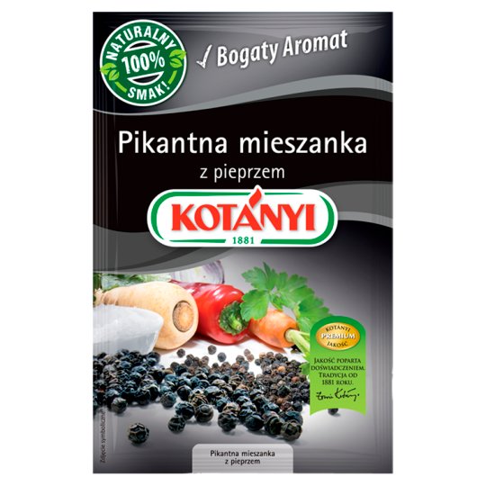 Kotányi Pikantna mieszanka z pieprzem 19 g
