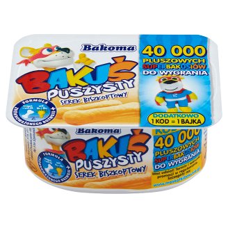 Bakoma Bakuś Puszysty biszkoptowy Serek 90 g