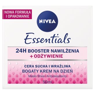 NIVEA Essentials Bogaty krem na dzień cera sucha i wrażliwa 50 ml