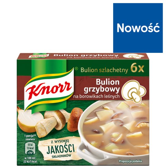 Knorr Bulion grzybowy na borowikach leśnych 60 g (6 x 10 g)