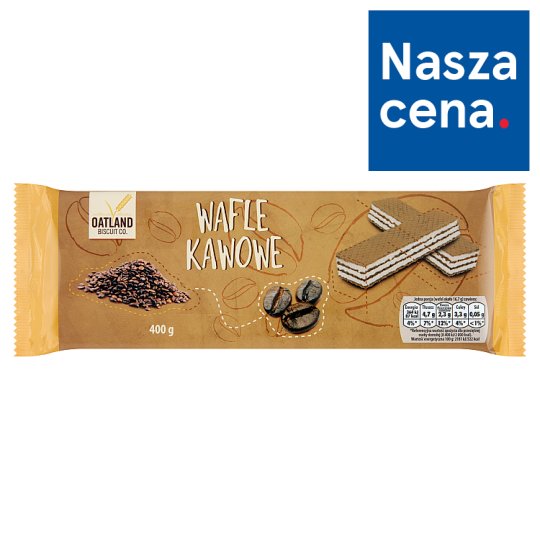 Oatland Biscuit Co. Wafle kawowe 400 g