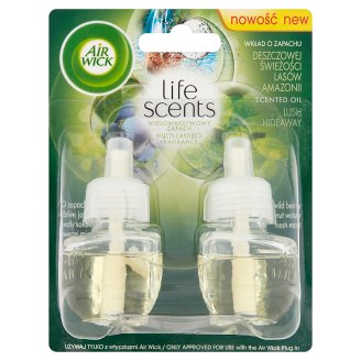 Air Wick Life Scents Wkład do odświeżacza powietrza o zapachu deszczowej świeżości lasów 2 x 19 ml