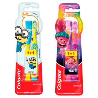 Colgate Szczoteczka do zębów 2-6 lat Ekstra miękka 2 sztuki