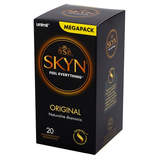 Unimil Skyn Original Nielateksowe prezerwatywy 20 sztuk