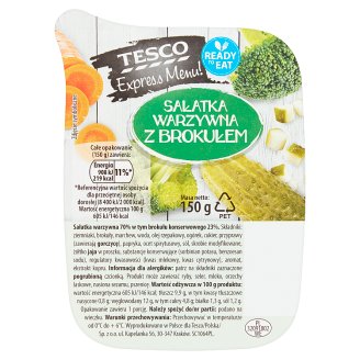 Tesco Express Menu! Sałatka warzywna z brokułem 150 g