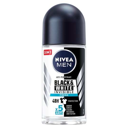 NIVEA MEN Black&White Invisible Fresh Antyperspirant w kulce 50 ml