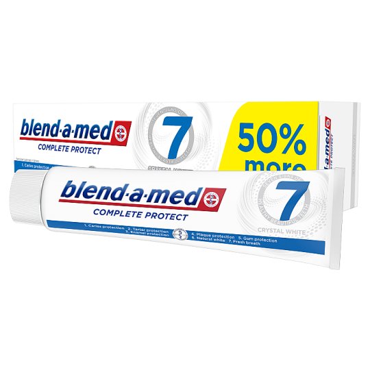 Blend-a-med Complete Protect 7 Crystal White Pasta do zębów 150 ml