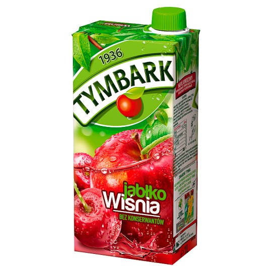 Tymbark Napój jabłko wiśnia 1 l