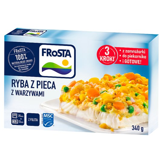 FRoSTA Ryba z pieca z warzywami 340 g