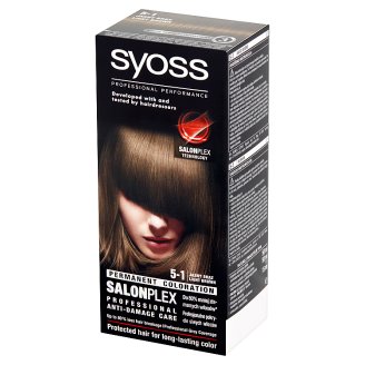 Syoss SalonPlex Farba do włosów Jasny brąz 5-1