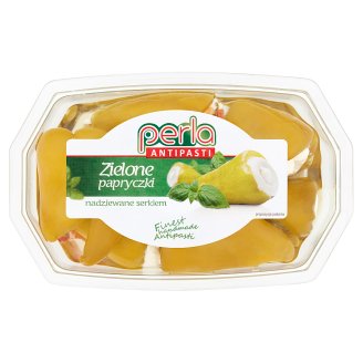 Perla Antipasti Zielone papryczki nadziewane serkiem 150 g
