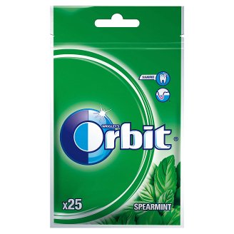 Orbit Spearmint Guma do żucia bez cukru 35 g (25 drażetek)