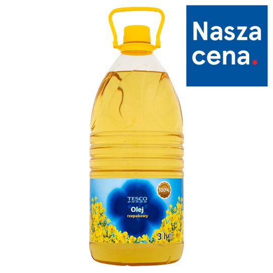 Tesco Olej rzepakowy 3 l