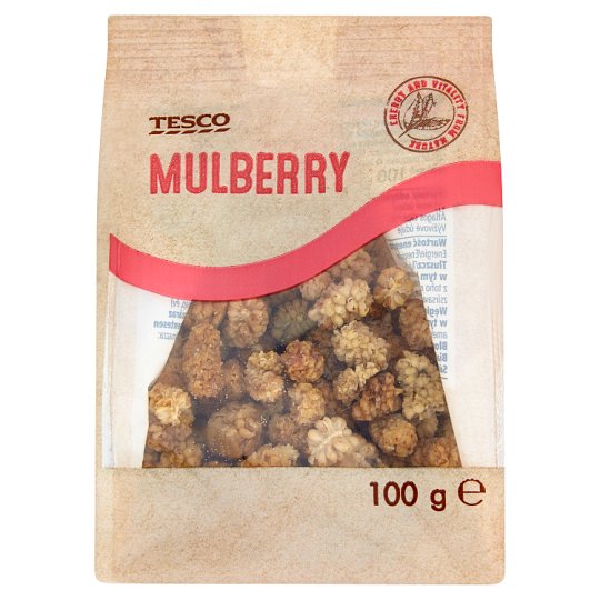 Tesco Owoce morwy białej suszone 100 g