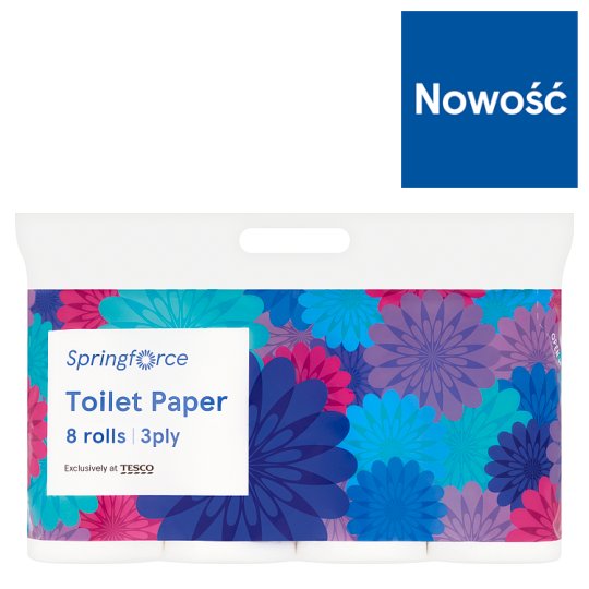Springforce Papier toaletowy 8 rolek