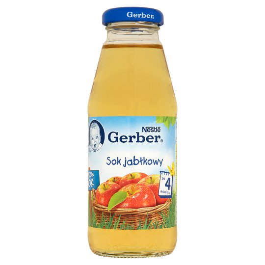 Gerber 100% Sok jabłkowy po 4 miesiącu 300 ml