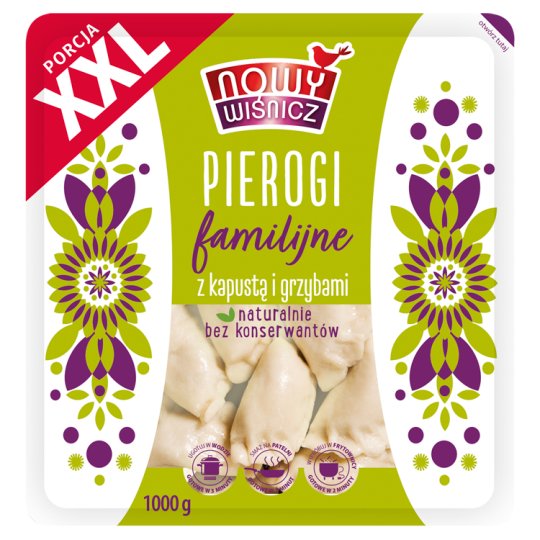 Nowy Wiśnicz Family Dumplings with Sauerkraut and Mushrooms 1000 g