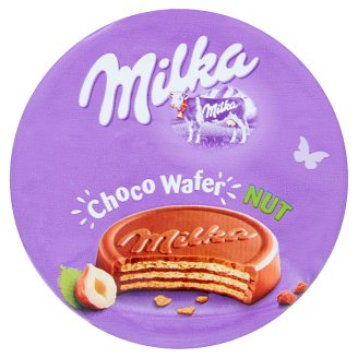Milka Choco Wafer Wafelek z nadzieniem orzechowym oblany czekoladą mleczną 30 g