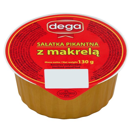Dega Sałatka pikantna z makrelą 130 g