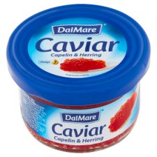 DalMare Czerwony kawior z ikry gromadnika i ikry śledzia 75 g