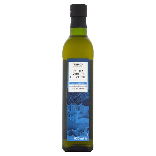 Tesco Greek Oliwa z oliwek najwyższej jakości z pierwszego tłoczenia 500 ml
