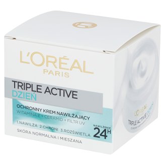 L'Oreal Paris Triple Active Ochronny krem nawilżający na dzień 50 ml