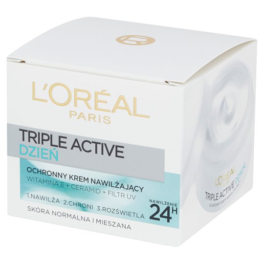 L'Oreal Paris Triple Active Ochronny krem nawilżający na dzień 50 ml