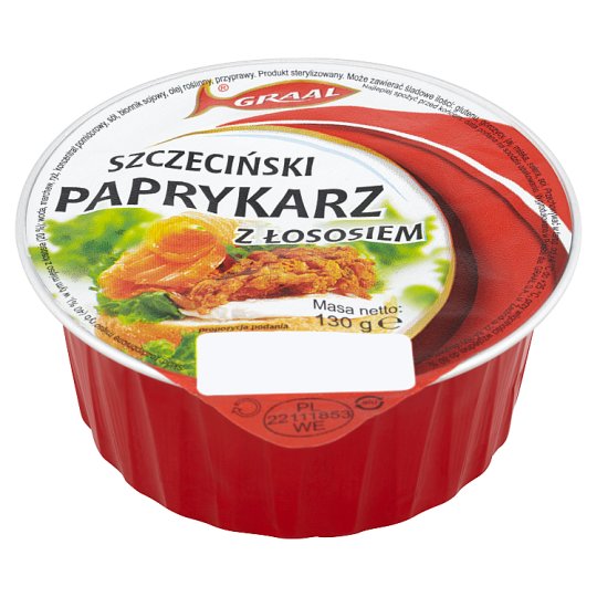 GRAAL Paprykarz szczeciński z łososiem 130 g