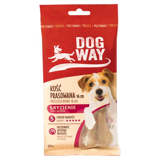 Dogway Gryzienie Przysmak dla psa kość prasowana 16 cm 90 g