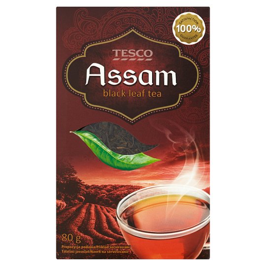 Tesco Assam Herbata czarna liściasta 80 g