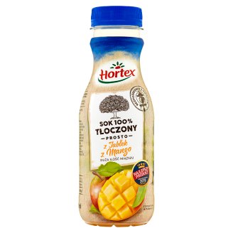Hortex Sok 100% tłoczony prosto z jabłek z mango 300 ml