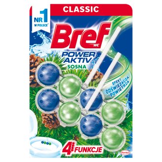 Bref WC Power Aktiv Zawieszka do muszli WC sosnowy las 2 x 50 g
