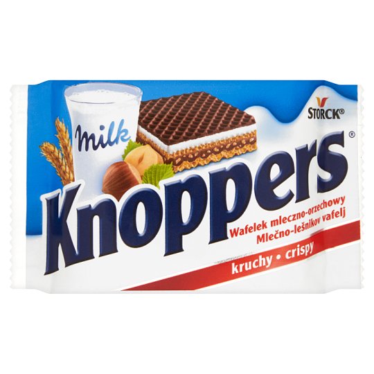Knoppers Wafelek mleczno-orzechowy 25 g