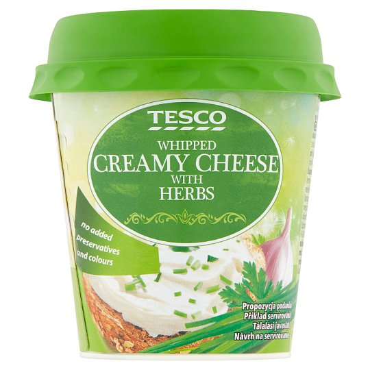 Tesco Serek twarogowy napowietrzany z ziołami 150 g