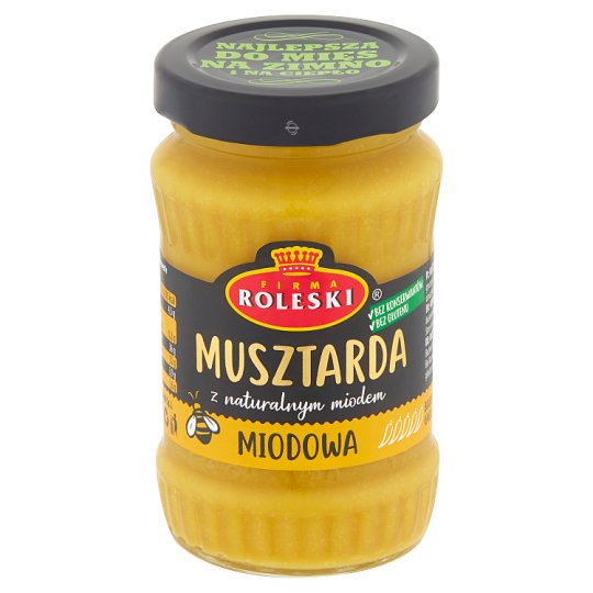 Firma Roleski Delikatesowa Musztarda miodowa 175 g