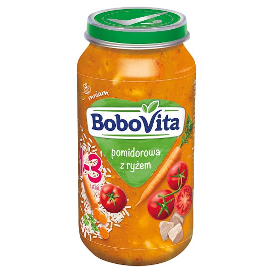 BoboVita Pomidorowa z ryżem 1-3 lata 250 g