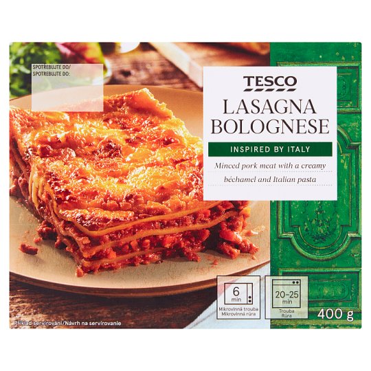 Tesco Lasagna Bolognese 400 g
