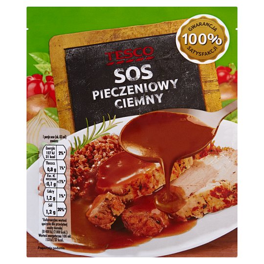 Tesco Sos pieczeniowy ciemny 30 g