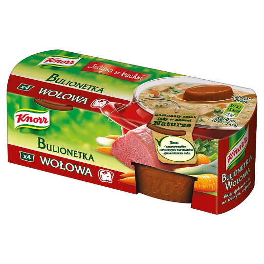 Knorr Bulionetka wołowa 112 g (4 sztuki)