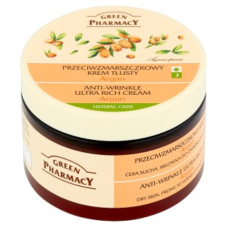 Green Pharmacy Przeciwzmarszczkowy krem tłusty Argan 150 ml