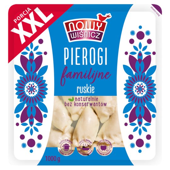 Nowy Wiśnicz Pierogi familijne ruskie 1000 g
