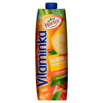 Hortex Vitaminka Banan marchewka jabłko Sok 1 l