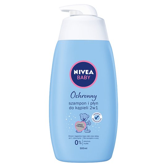 NIVEA Baby Ochronny szampon i płyn do kąpieli 2w1 500 ml