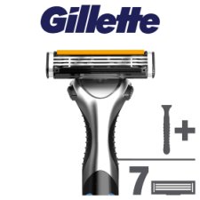Gillette Blue3 Rączka Maszynki Do Golenia + Ostrza Wymienne, 7 szt.