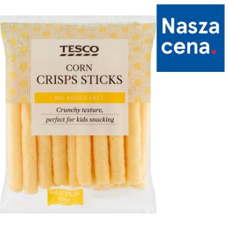 Tesco Chrupki kukurydziane pałeczki 60 g