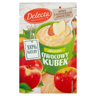 Delecta Owocowy kubek Kisiel o smaku jabłkowym 30 g