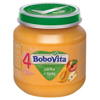 BoboVita Jabłka z dynią po 4 miesiącu 125 g