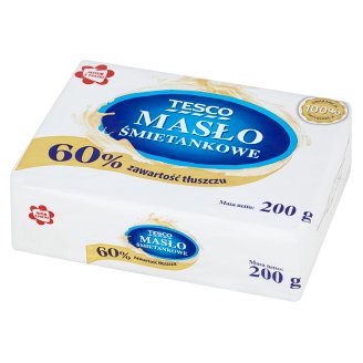 Tesco Masło śmietankowe 200 g